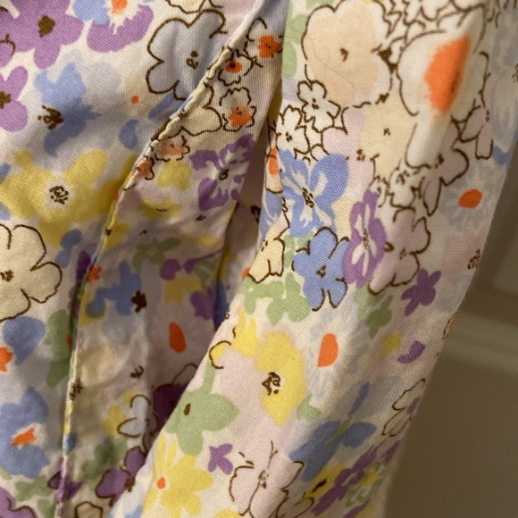 Levi Floral Smocked Dress Medium Brand New - Picture 7 of 12